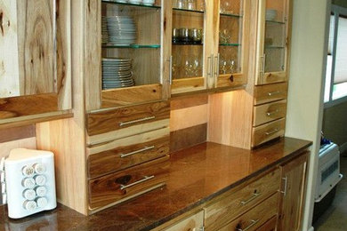 Inspiration for a rustic kitchen remodel in Seattle