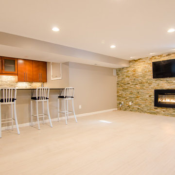 Astounding Completed Basement