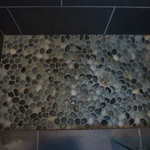 pebble shower floor