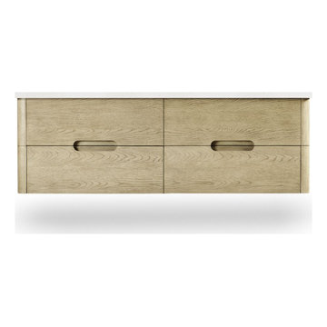 Robern CVHE60204NC Helden 60, Rustic Oak, White ZEUS EXTREM