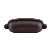 Top Knobs Asbury Modern Cup Pull, Patina Rouge, 3-3/4"