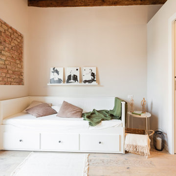 Zona soggiorno-notte | Letto
