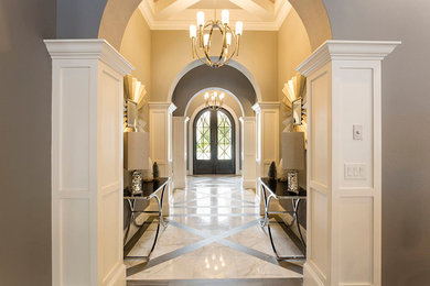 This is an example of a mediterranean home design in Orlando.