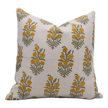 Duck Canvas Throw Pillow Cover by Fabdivine