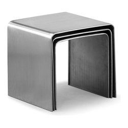 Aura Nesting Tables by Zuo Modern - Coffee Tables