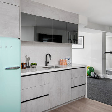 Unionville Residence Basement Bar and Gym