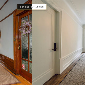 Hallway Before & After • Atelier Noël