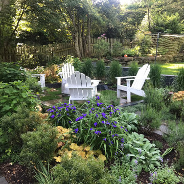 Provence Style Backyard in Bethesda, Maryland