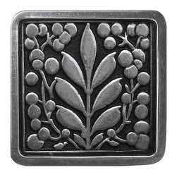 Inviting Home Inc. - Mountain Ash, Brilliant Pewter - Cabinet And Drawer Knobs