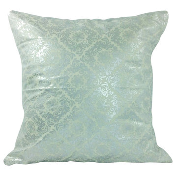 Silver Glam Pillow Cover by BohoCHIC Maui