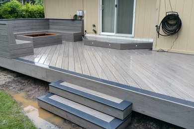 Réalisation d'une terrasse design.