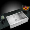 36" X 22" Zero Radius Single Bowl Stainless Steel Apron Front Kitchen Sink