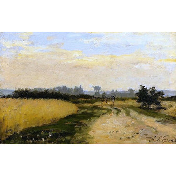 Stanislas Lepine A Road in the Countryside Wall Decal