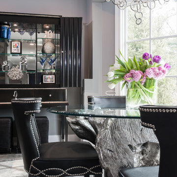Kitchens are trending in lower level designs.