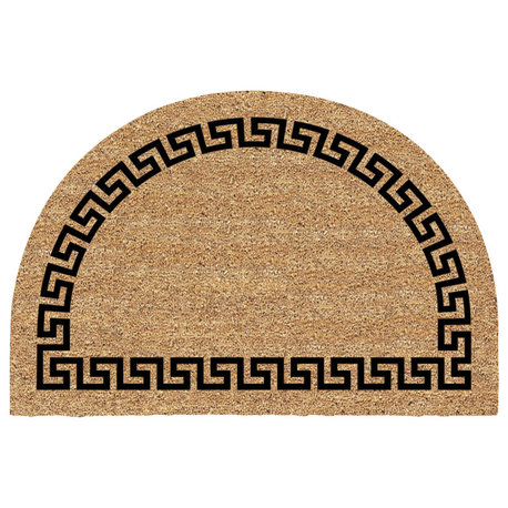 Decoir Half Round Entrance Mat, 24"x36"