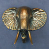 Traditional Bronze Elephant Head Door Knocker