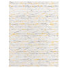 Unique Loom Anne Finsbury Rug, Yellow and Gray, 9'x12'