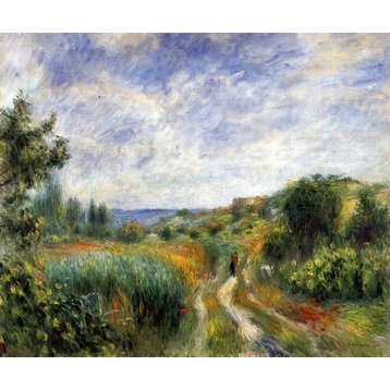 Pierre Auguste Renoir Landscape near Essoyes Wall Decal