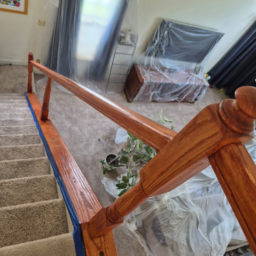 New Hope Kitchen Painting Railings Trim