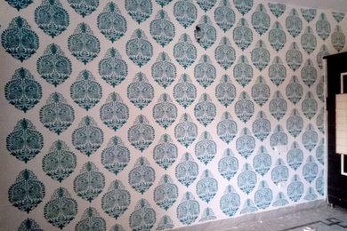 Island style hallway photo in Bengaluru