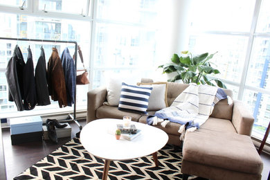 Living room - contemporary living room idea in Vancouver