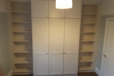 Wardrobe with bookcases