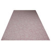 Square 5'x5' Petal Pastels Blush, Carpet Rug, 40 oz Nylon