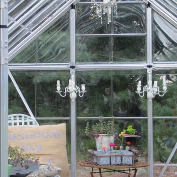 Tiny Backyard Greenhouse