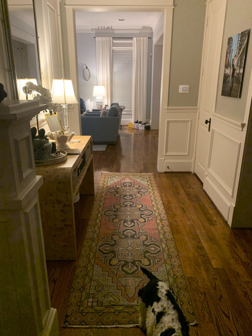 HELP! Entryway rug placement dilemma...