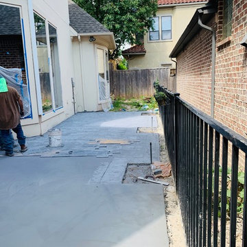 Stamped concrete Frisco , Tx - Progroup Construction