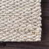 nuLOOM Hand Woven Hailey Jute, Off-White, 5'x8'