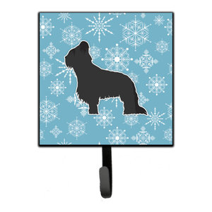 Briard Leash Key Holder Contemporary Wall Hooks By The Store