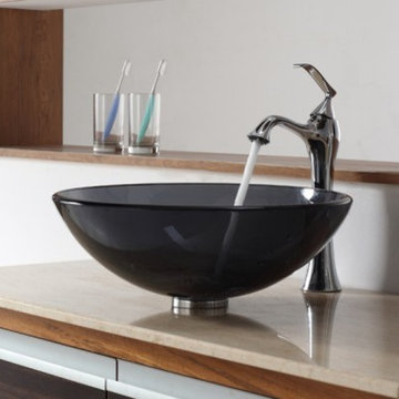 Black Glass Vessel