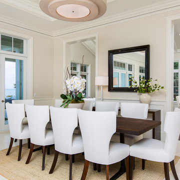 Beach Style Dining Room
