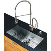 9.88 in. Kitchen Sink and Faucet Set