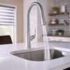 Vaughn Single Handle Pull-Down Kitchen Faucet, Stainless Steel