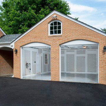 Unique Garage and Walkway Addition in Potomac