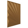 Aire EnduraWall Decorative 3D Wall Panel, 19.625"Wx19.625"H, Gold
