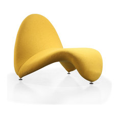 50 Most Por Yellow Armchairs And Accent Chairs For 2019 Houzz Ceets Louvre Leisure Chair Yellow Armchairs And Accent Chairs
