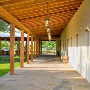 Rustic Hacienda Style Texas Ranch
