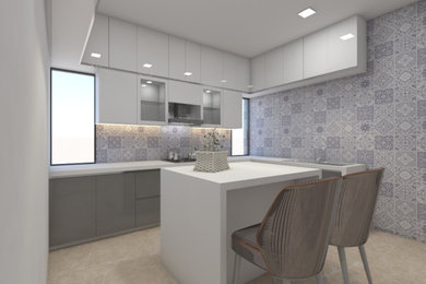 Island Modular Kitchen - Inavit Modutech