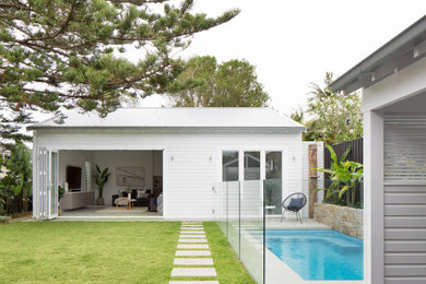 Design ideas for a contemporary shed and granny flat in Sydney.