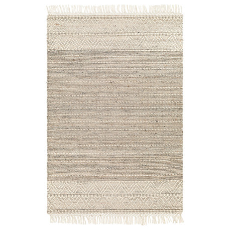 Lucia LCI-2305 Farmhouse Tan/Brown 2'3"x3'9" Area Rug
