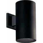 Progress - Progress P5641-31 One Light Outdoor Wall Mount - 6" cylinder with heavy duty aluminum construction and die cast wall bracket. Powder coated finish. cCSAus listed for wet locations.Warranty: 1 Year Warranty* Number of Bulbs: 1*Wattage: 250W* BulbType: PAR-38* Bulb Included: No