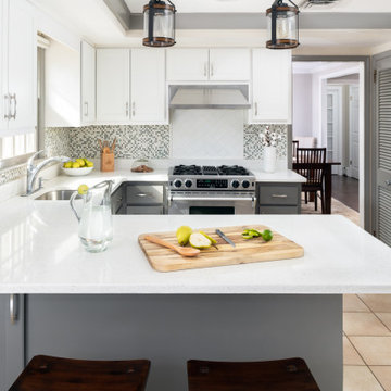 Grey & White Kitchen Remodel