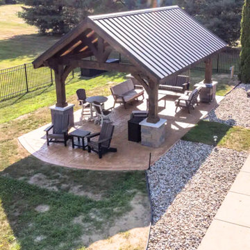 14×20 Backyard Pavilion in Canfield, OH