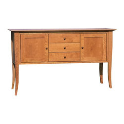 Classic Shaker Flare Leg Small Buffet - Buffets And Sideboards