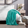 Bare Home Microplush Fleece Blanket, Emerald, Twin/Twin Xl
