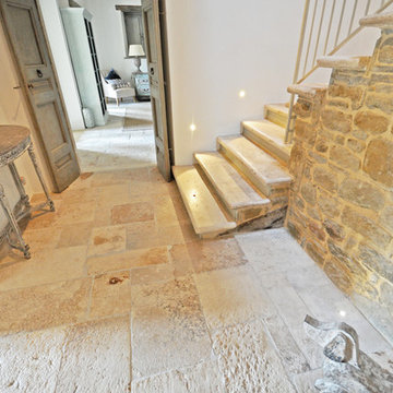 Villa di pietra nelle colline umbre
