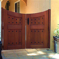Hacienda Wood Gates - Home Fencing And Gates